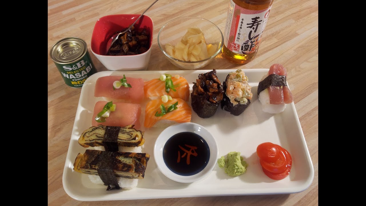 mykoch.de - Sushi selber machen - 7 Nigiri & Gunkan Maki
