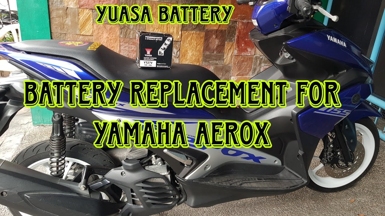 Paano magpalit ng battery ng Aerox