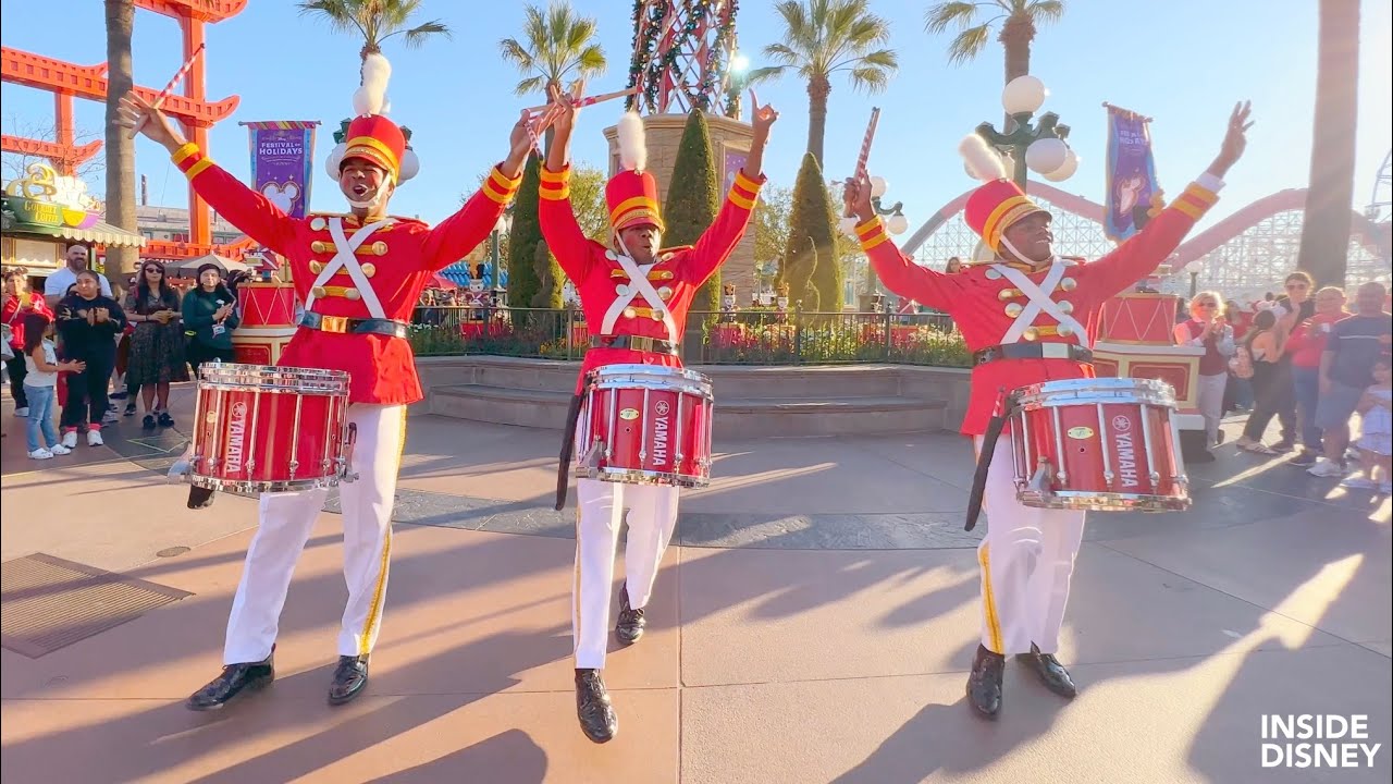 FULL Holiday Toy Drummers Show 2024 at California Adventure! - Disneyland Christmas Show