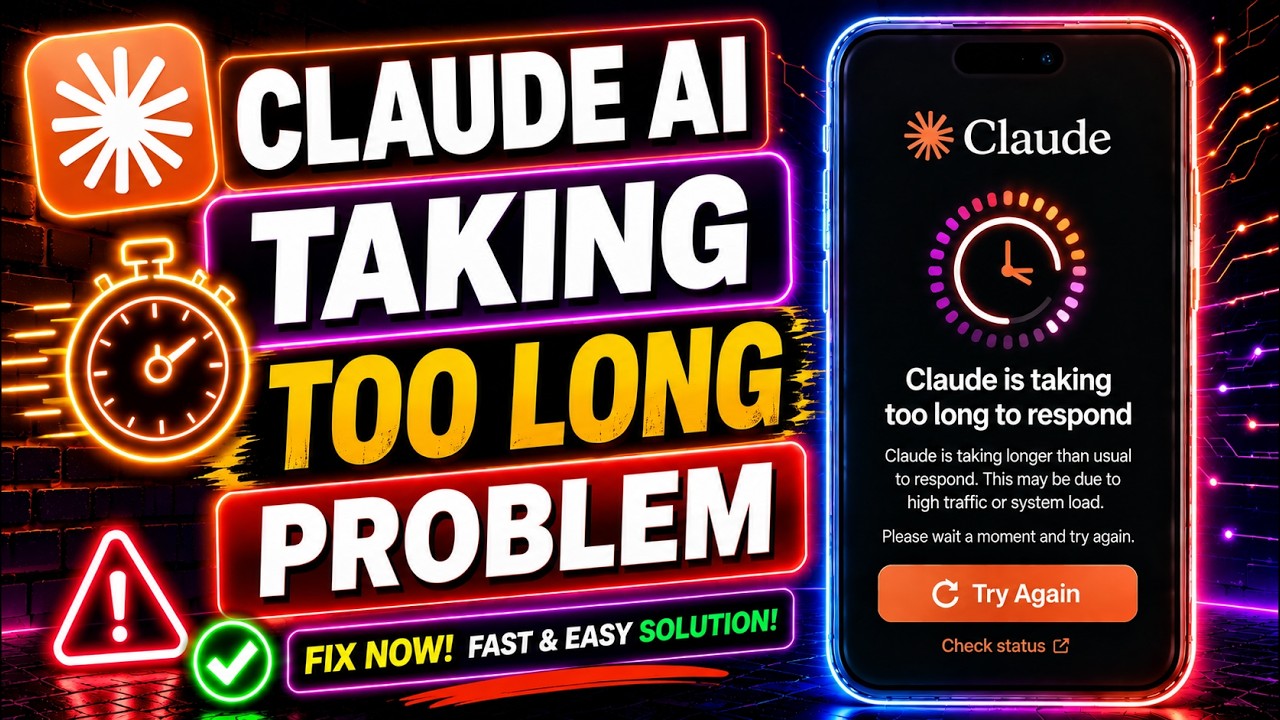 How to Fix Claude AI Taking Too Long Problem (2026) | Claude Slow Loading