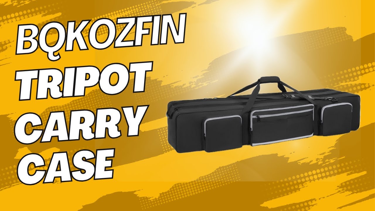BQKOZFIN Tripod Carrying Case 50.8” Unboxing and Review.