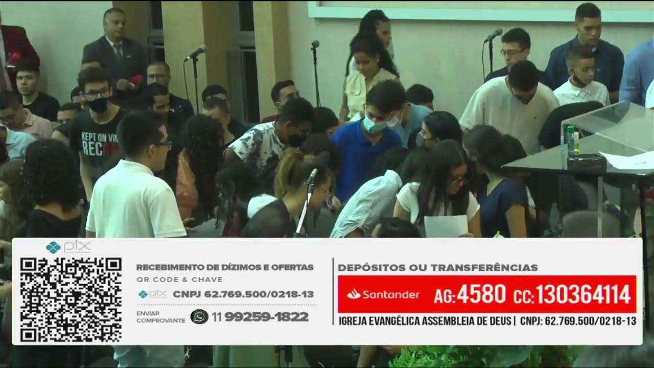 AD-OSASCO MINISTÉRIO DO BELÉM /CULTO DE LOUVOR E ADORAÇÃO/DOMINGO/01/MAIO/2022