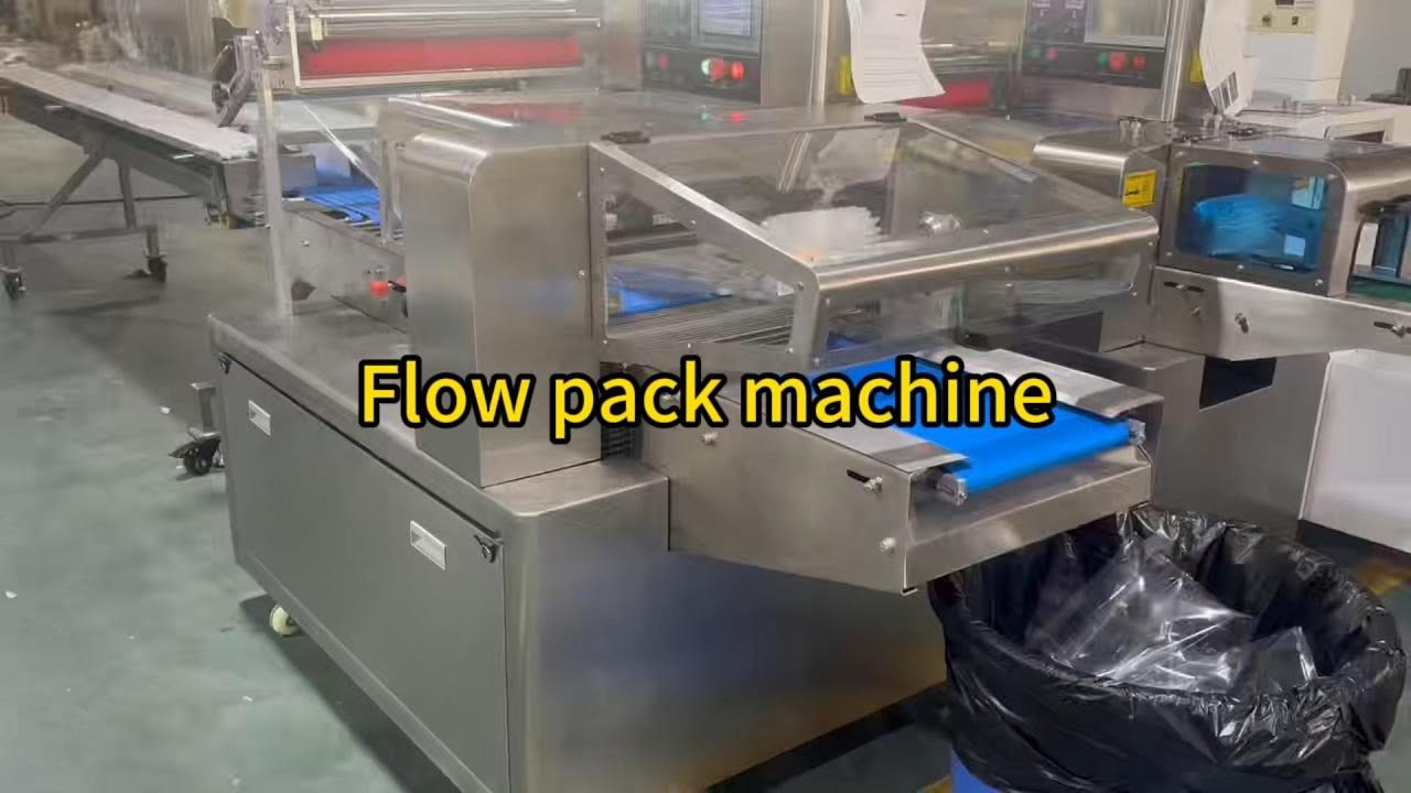 Small Mini  Flow Pack Horizontal Rotary Food Pillow Packing Machine