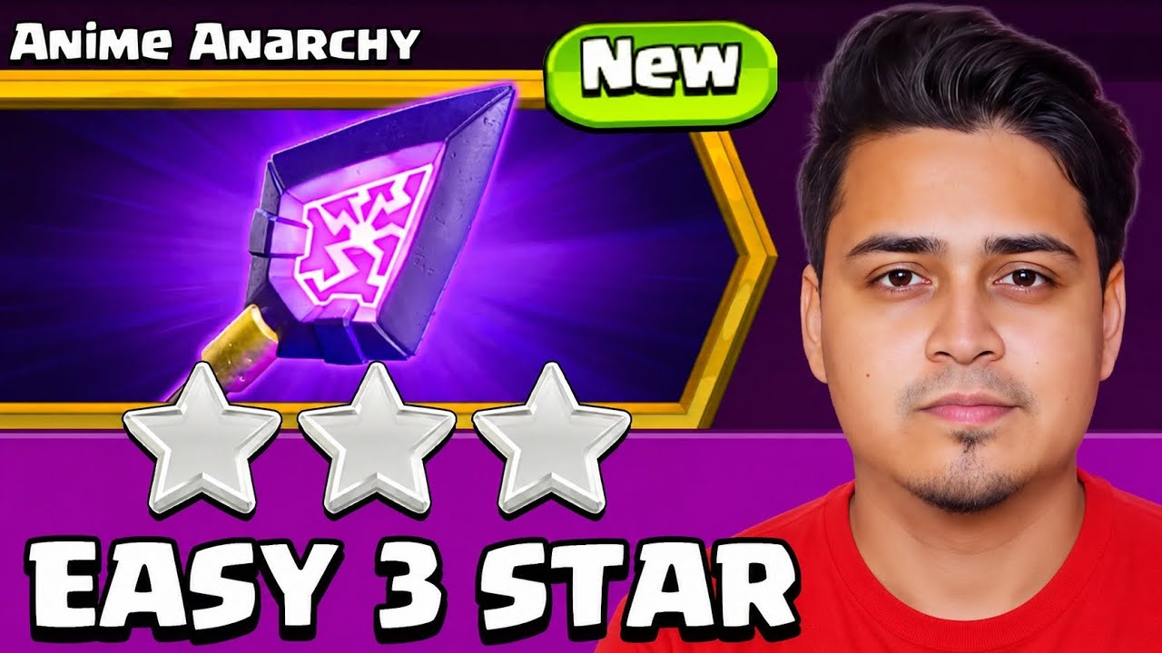 Easiest Way To Get 3 Star In Anime Anarchy Event & Get Free Chest Reward From Supercell 