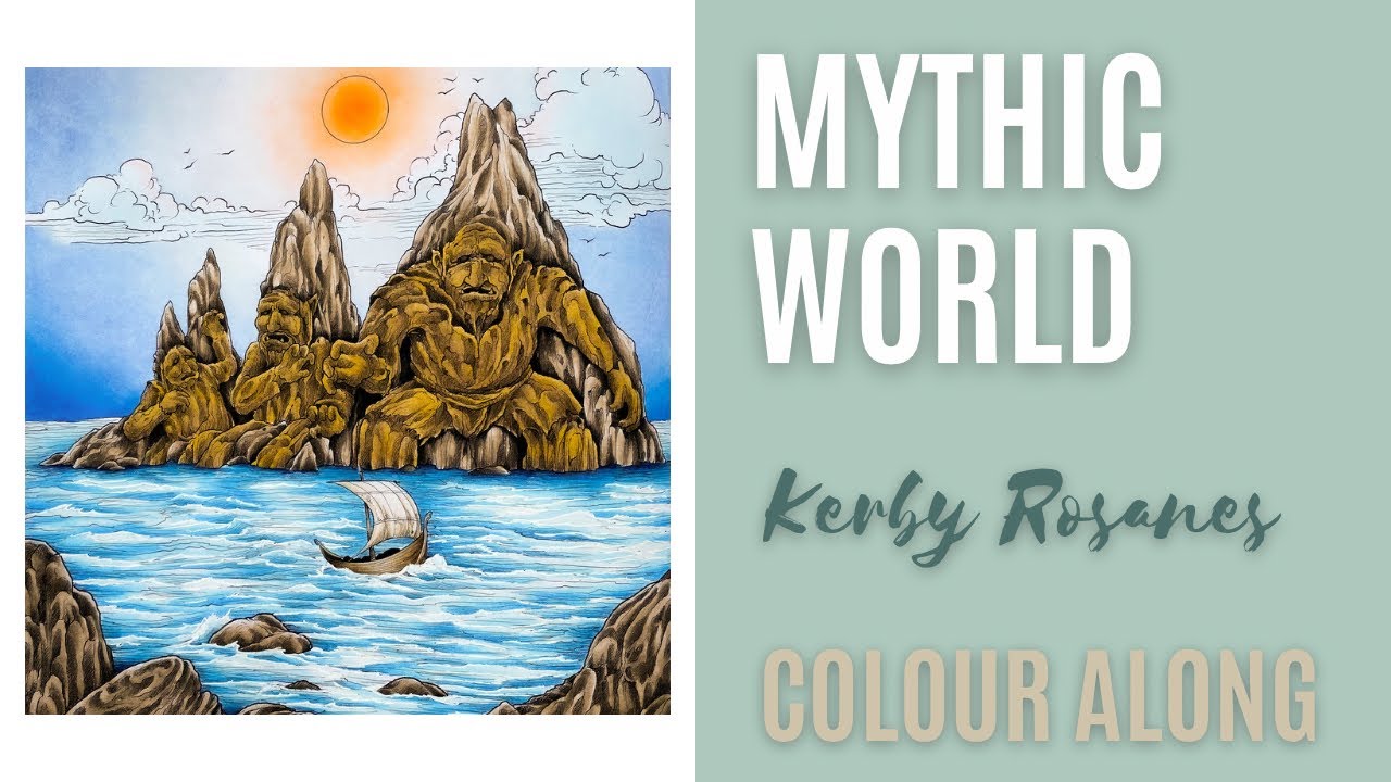 Colour Along | Mythic World by Kerby Rosanes | Trolls