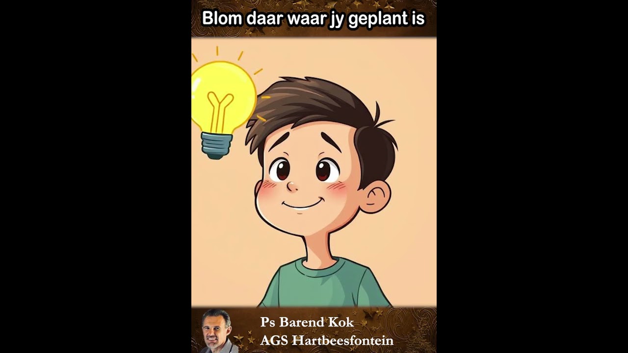 Blom Daar Waar Jy Geplant Is