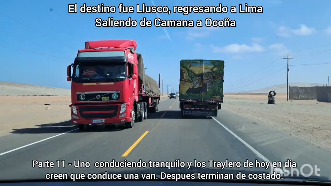 Saliendo de Camana a Ocoña.
