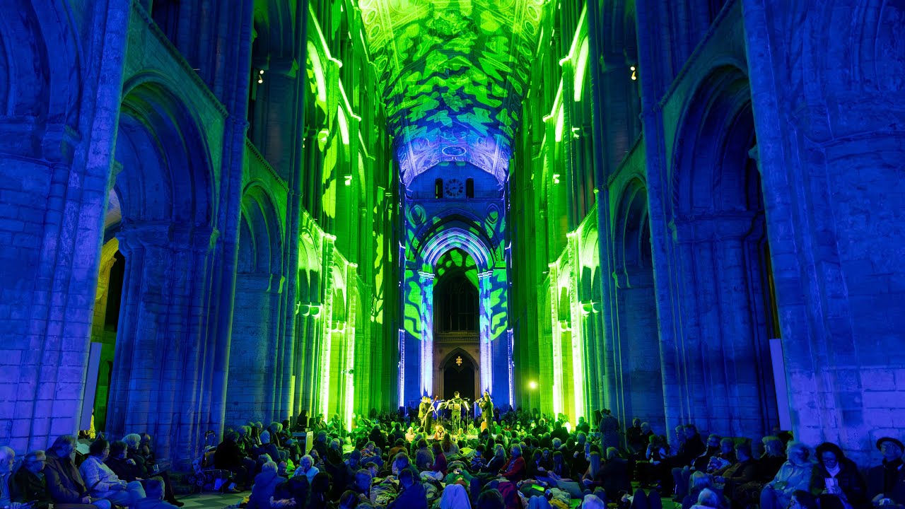 Britten Sinfonia's immersive Surround Sound Playlist concert at Ely Cathedral (90 second highlights)