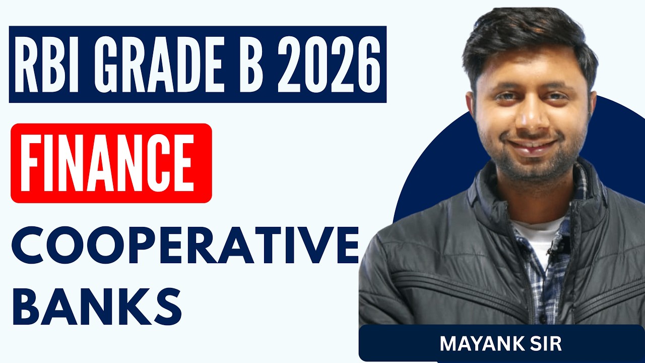 Cooperative Banking System | RBI Grade B 2026 | SBI IBPS PO 2026 | SEBI Grade A 2026 | Lecture 3