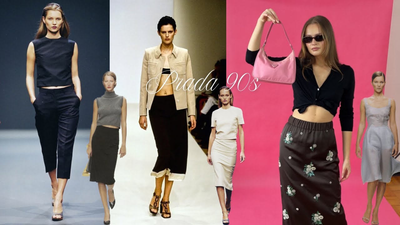 PRADA 90s : chłód, minimalizm i seksapil 