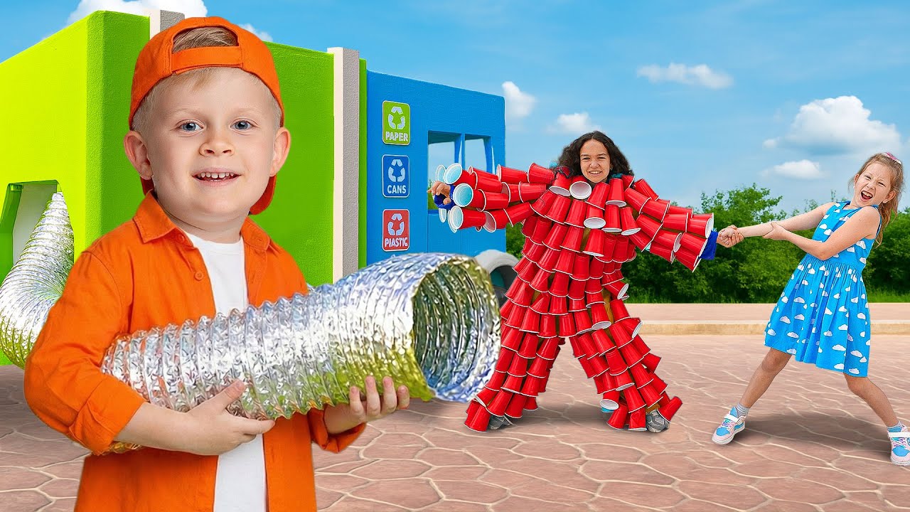 Garbage Monsters Adventure: Safety and Learning for Kids!