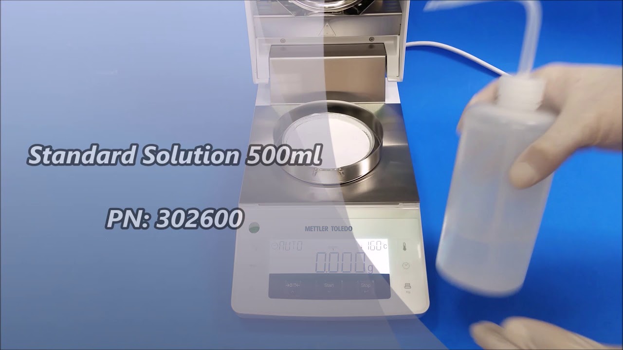 Mettler Toledo HE53 Moisture Analyzer Test