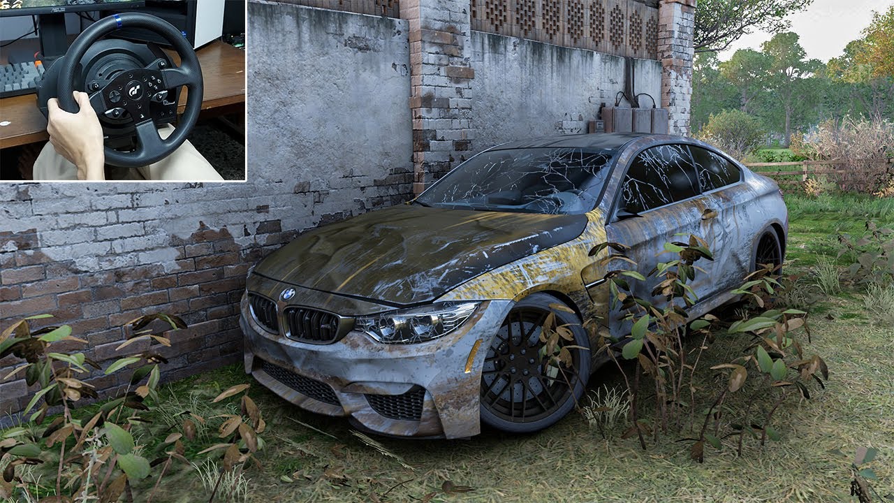 Rebuilding BMW M4 F82 (Twin Turbo 730HP) - Forza horizon 5 | Thrustmaster T300RS Gameplay
