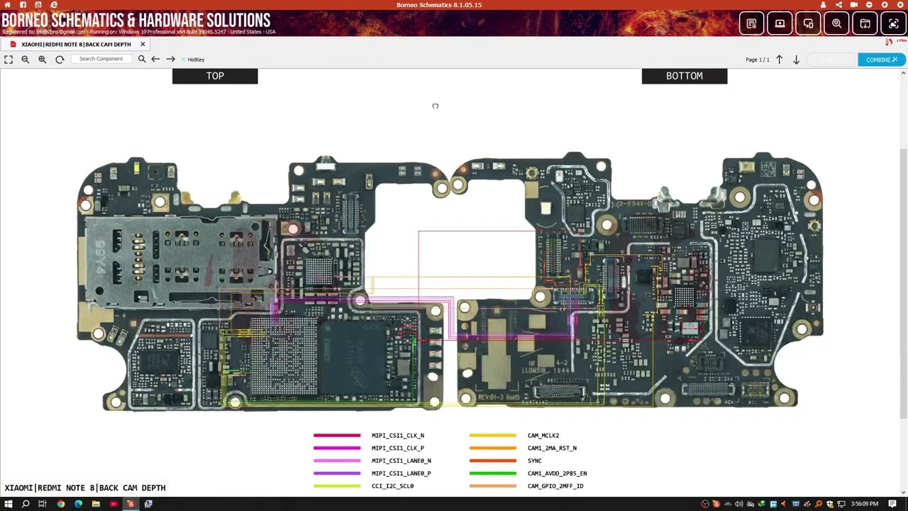 Xiaomi Redmi Note 8 All In One Borneo Schematics