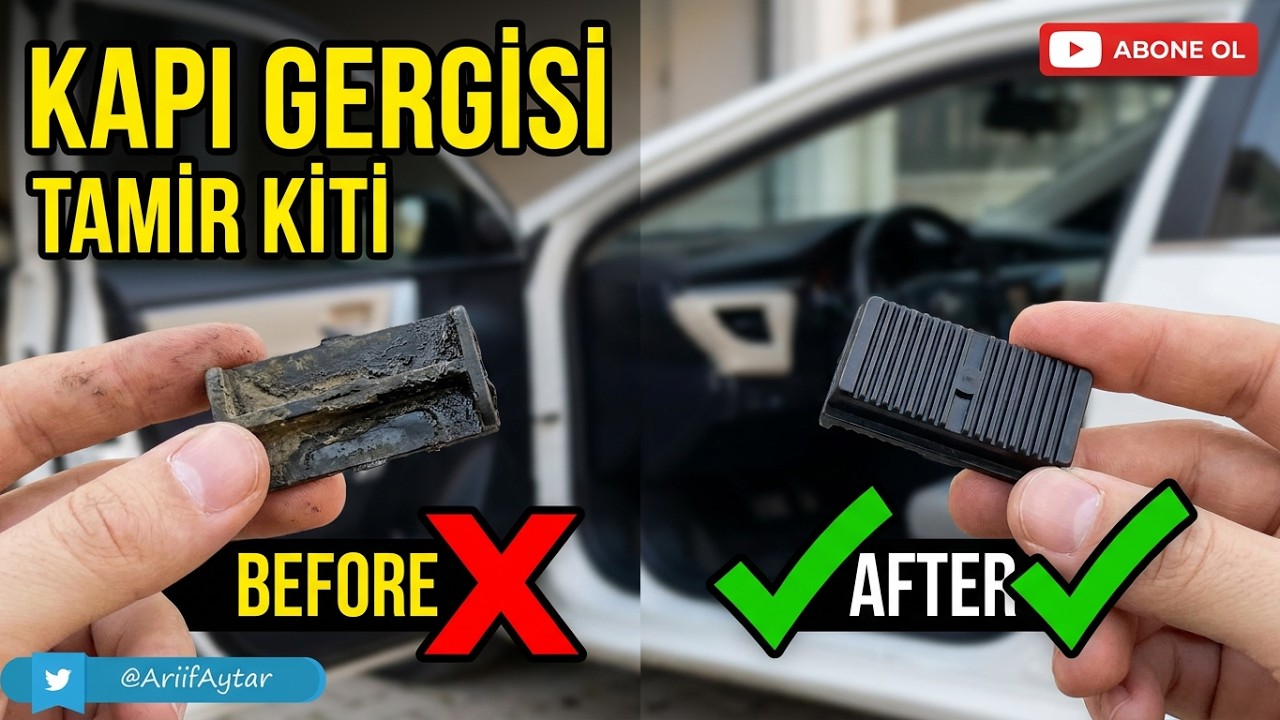 TOYOTA COROLLA KAPI GERGİ TAMİR KİTİ UYGULAMASI