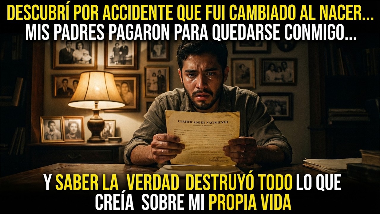 Descubrí por accidente que fui intercambiado al nacer, mis padres pagaron para quedarse conmigo…