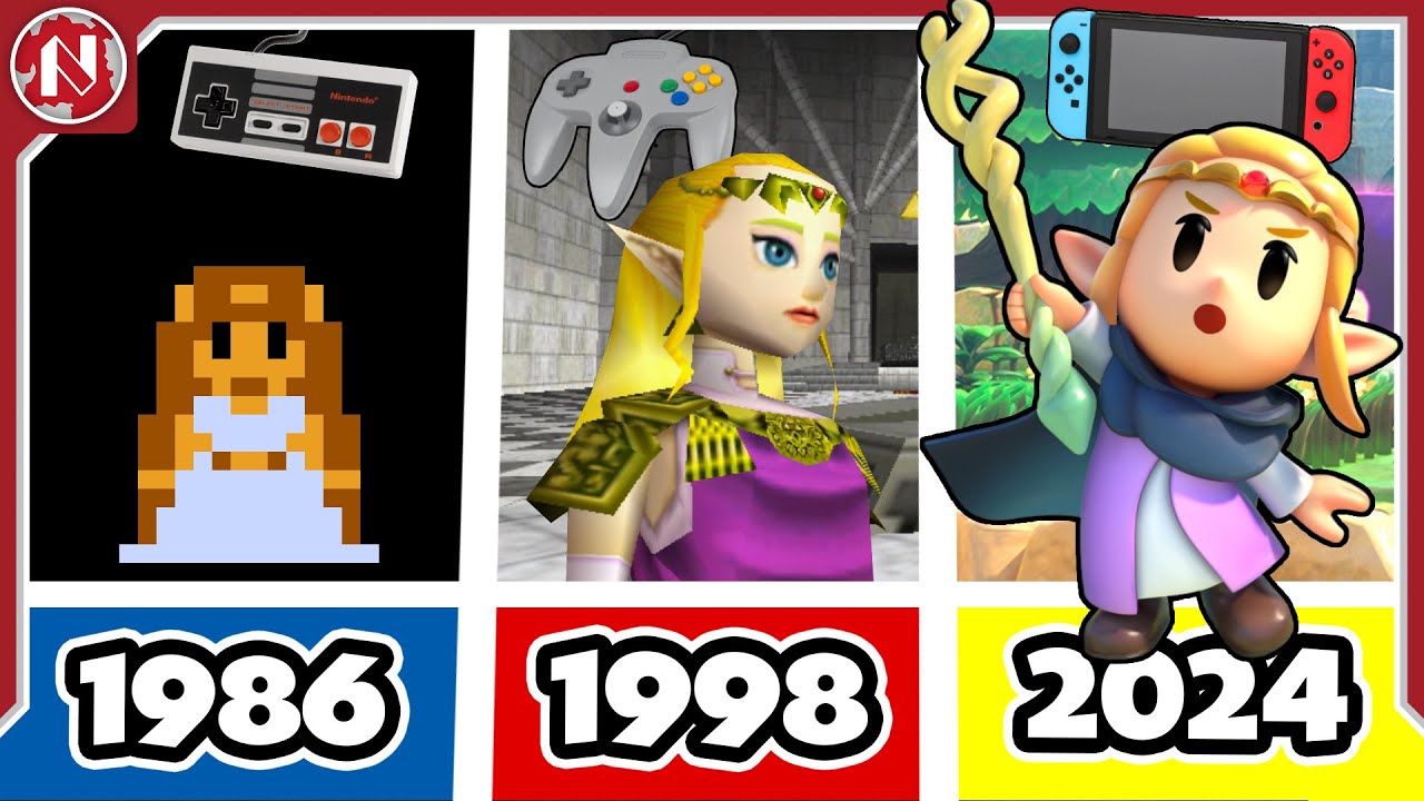 La EVOLUCIÓN De La Princesa Zelda Hasta Echoes of Wisdom