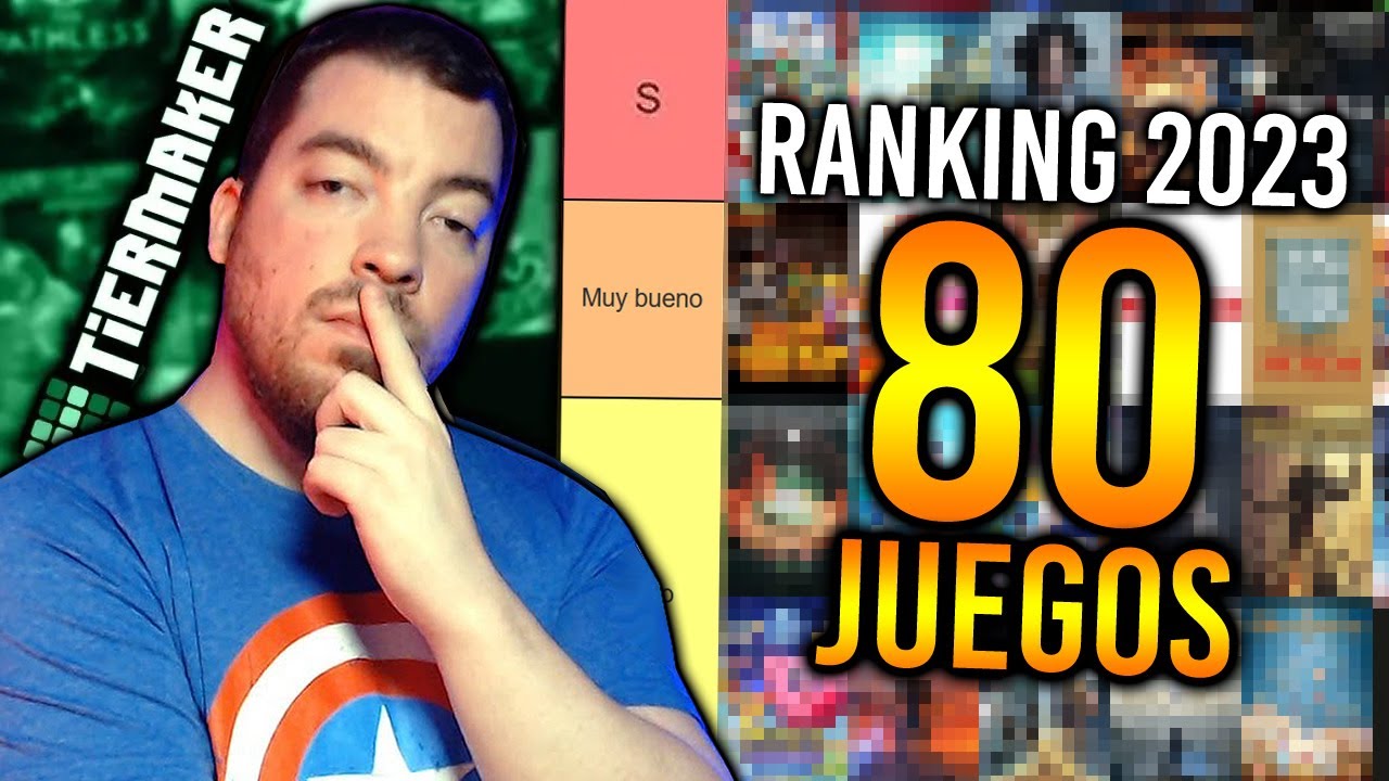 TODOS los (80) JUEGOS que TERMINÉ en 2023, de MEJOR a PEOR | Podcast/Tier List de Caith_Sith