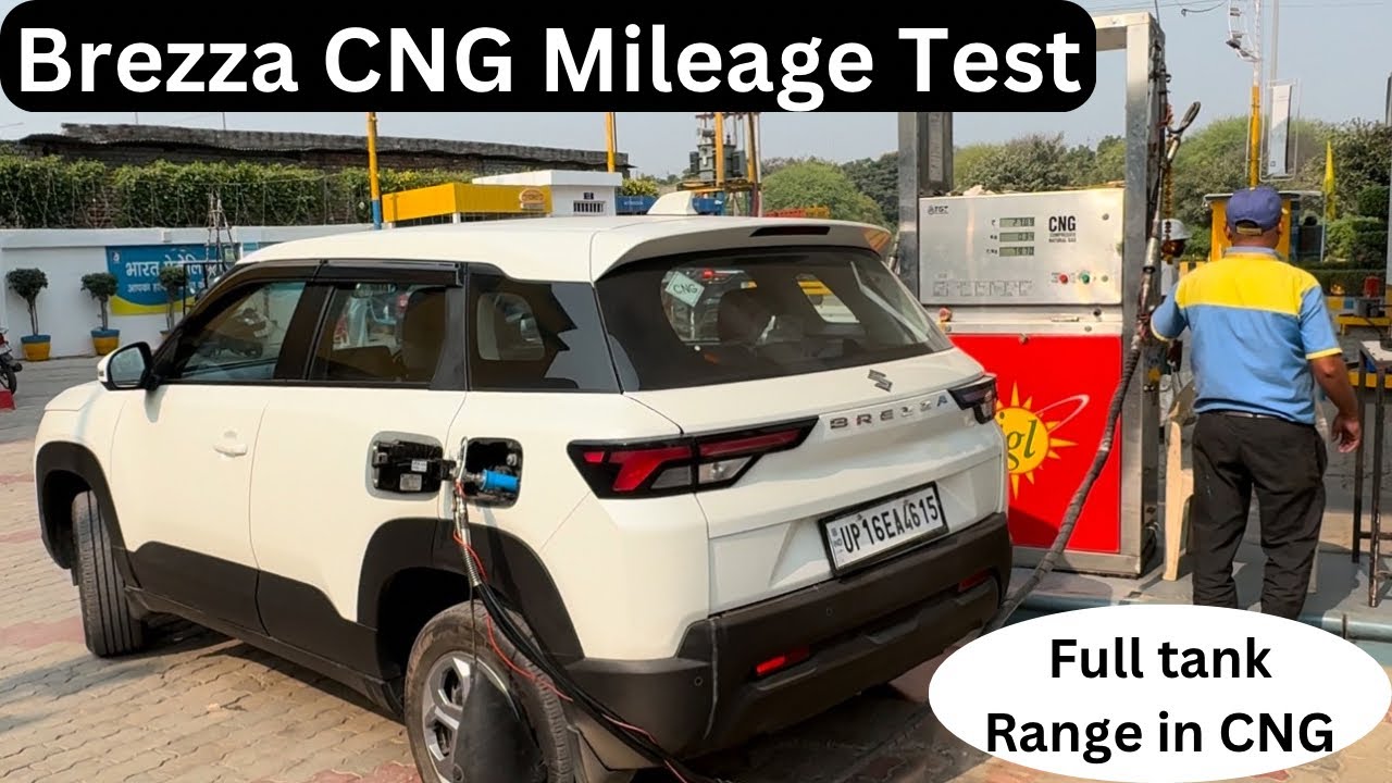 Maruti Brezza Cng Range Test | यकीन करना मुश्किल है | Brezza cng mileage test | Unexpected results