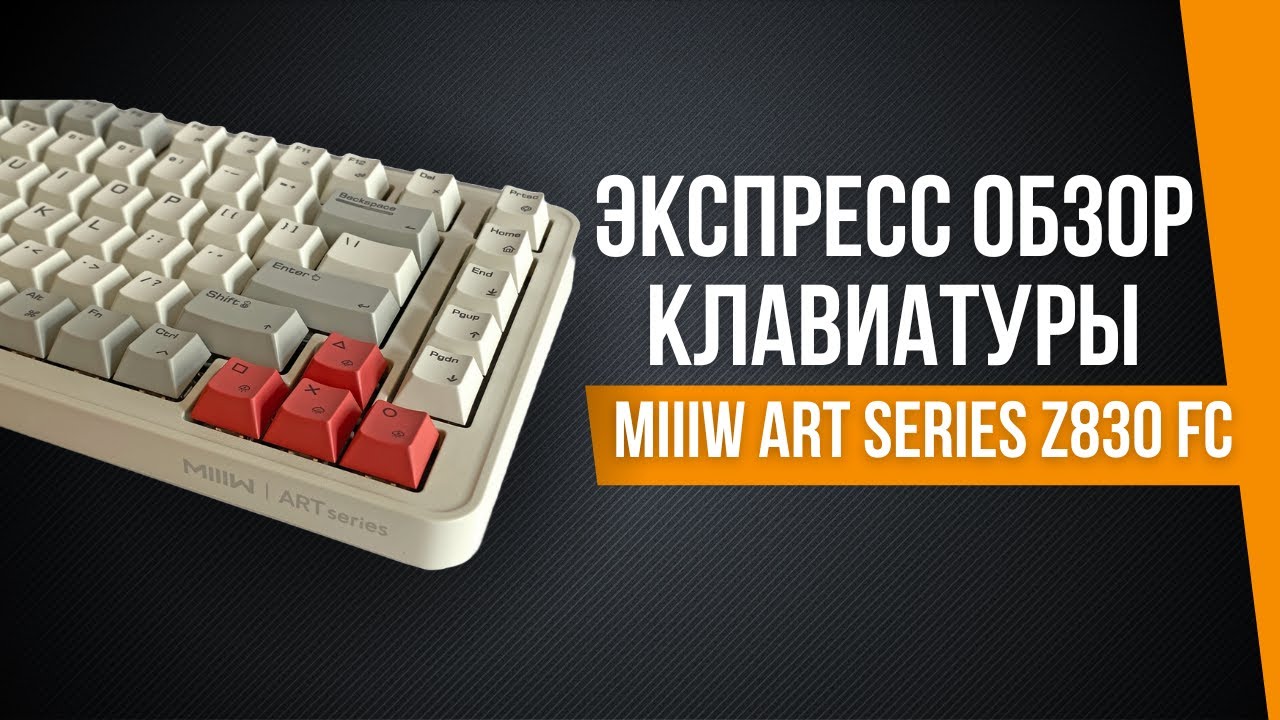 Клавиатура MIIIW ART Series Z830 FC MWMKB04 | Экспресс обзор