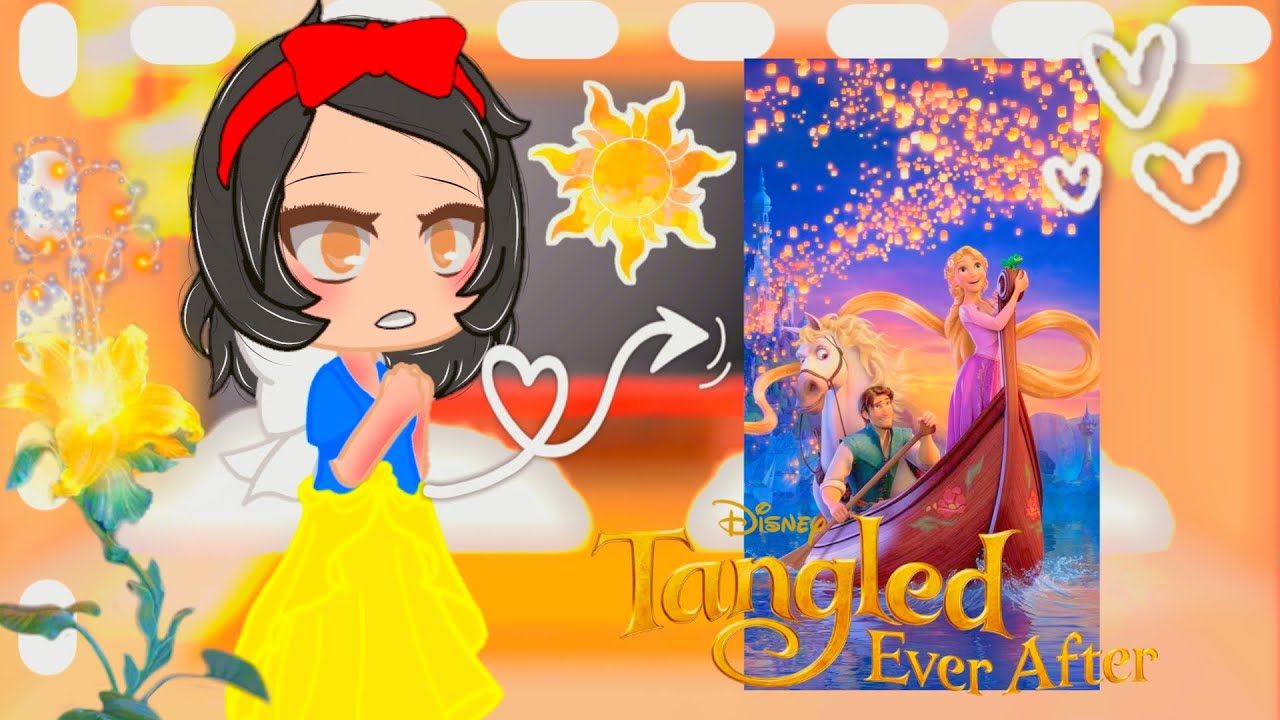 [❤️]As princesas da Disney reagindo a Rapunzel!(Gacha nox) Pt 1/?