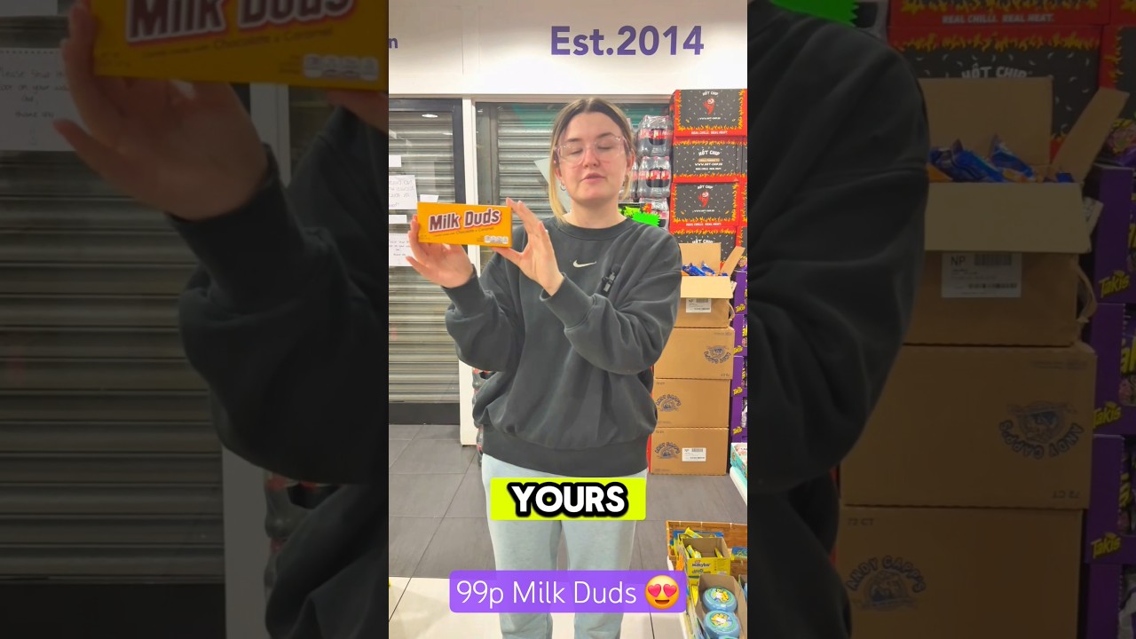Milk Duds 😍🍬 #sweets #candy #milk duds #candyopening #candyshop #shorts #youtubeshorts