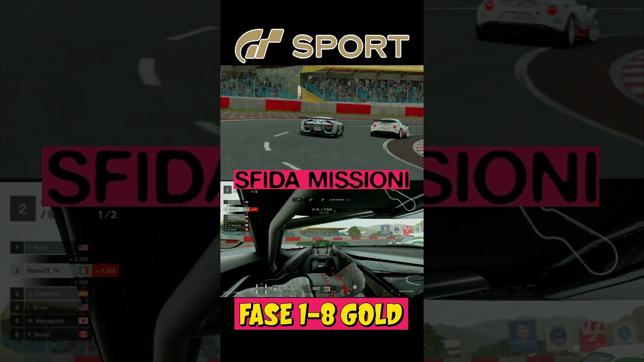 SFIDA MISSIONI 1-8 GOLD | GT SPORT  