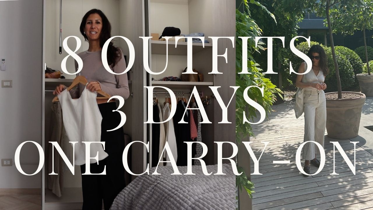 How to Pack a Travel Capsule for a Work Trip | Travel Capsule Try-On