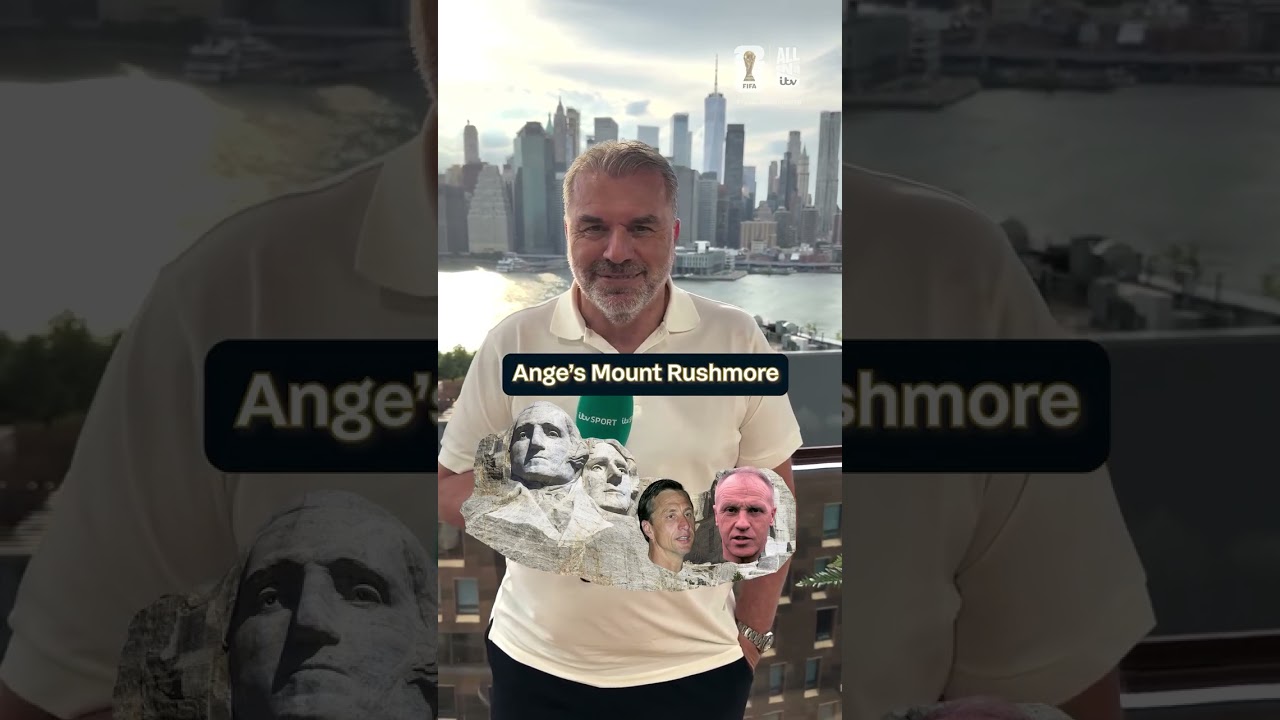 Ange Postecoglou gives us HIS football Mount Rushmore ⛰️⚽️