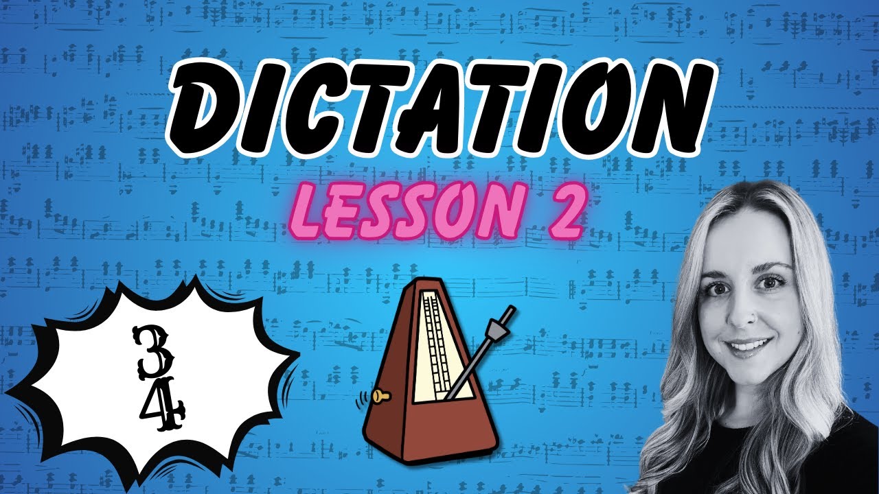 Rhythmic Dictation Lesson 2 | 3/4 Time Practice with Tips for Beginners (8 Examples)