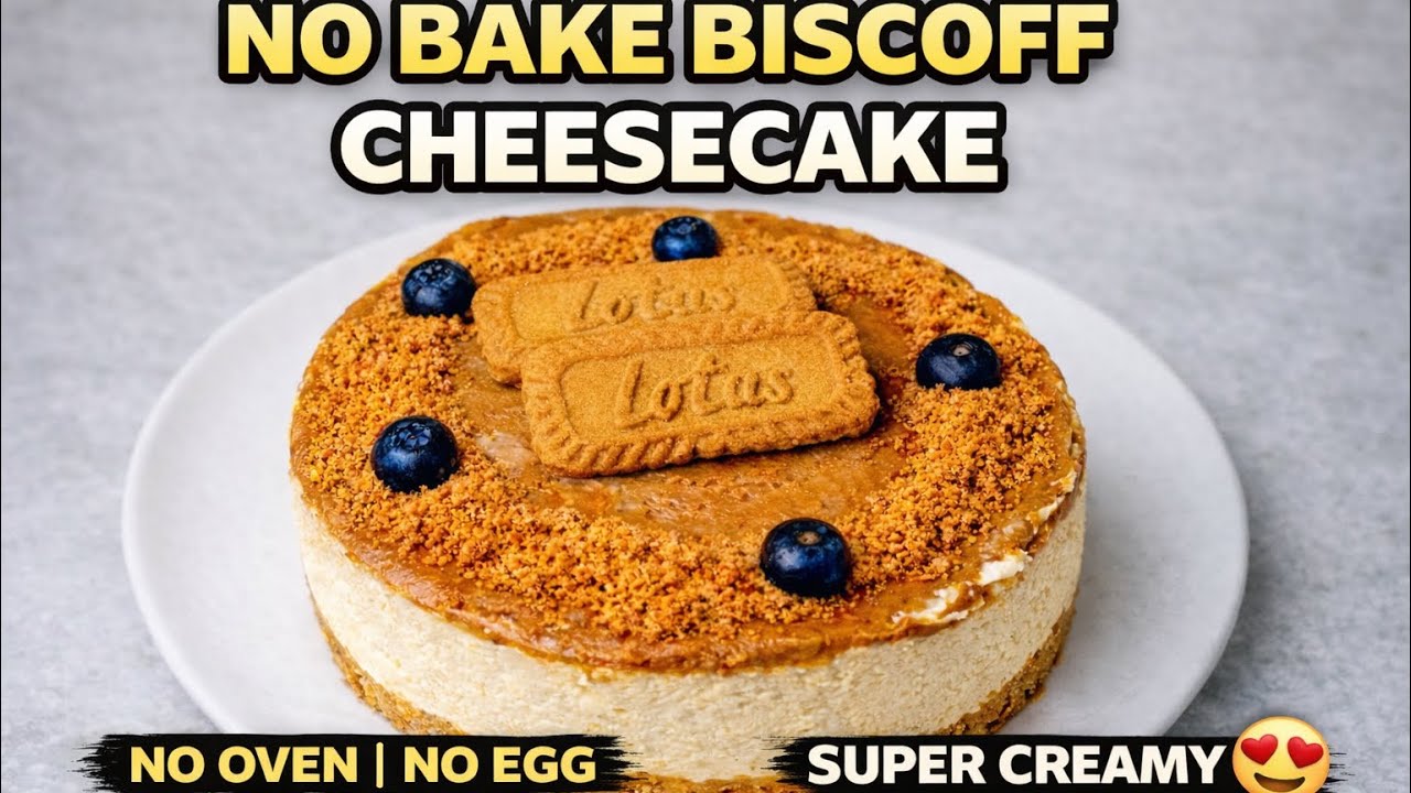 Ramadan Special  No Bake Biscoff Cheesecake 😍 | Easy Iftar Dessert | SafraDiaries