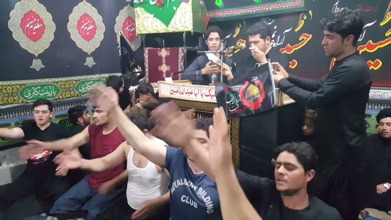 نوحه قندهاری(امشب به سحرا بی کفن جسم شهیدان است) مسجد حیدر کرار