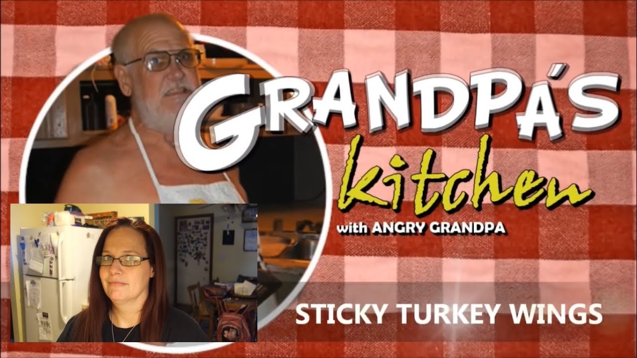 STICKY TURKEY WINGS WITH ANGRY GRANDPA!