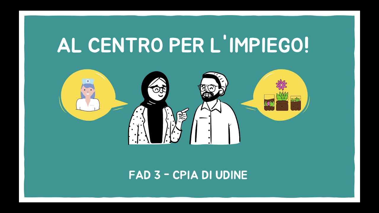 Al centro per l'impiego!