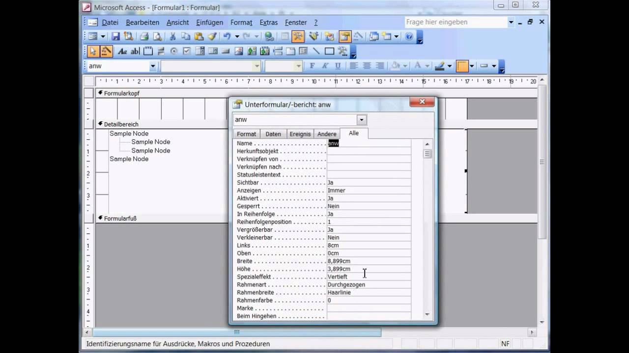 Tom Gue TreeView mit Access 2003