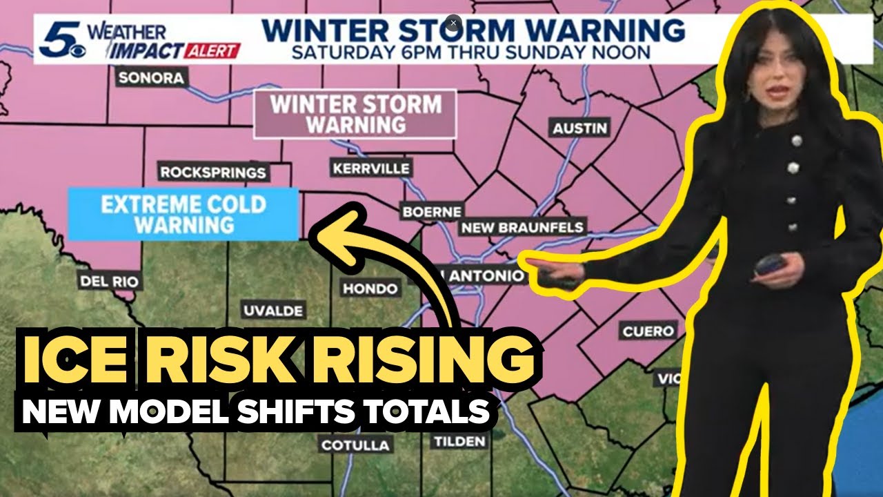 San Antonio ice risk rising: Winter storm warning expanded to Bexar County
