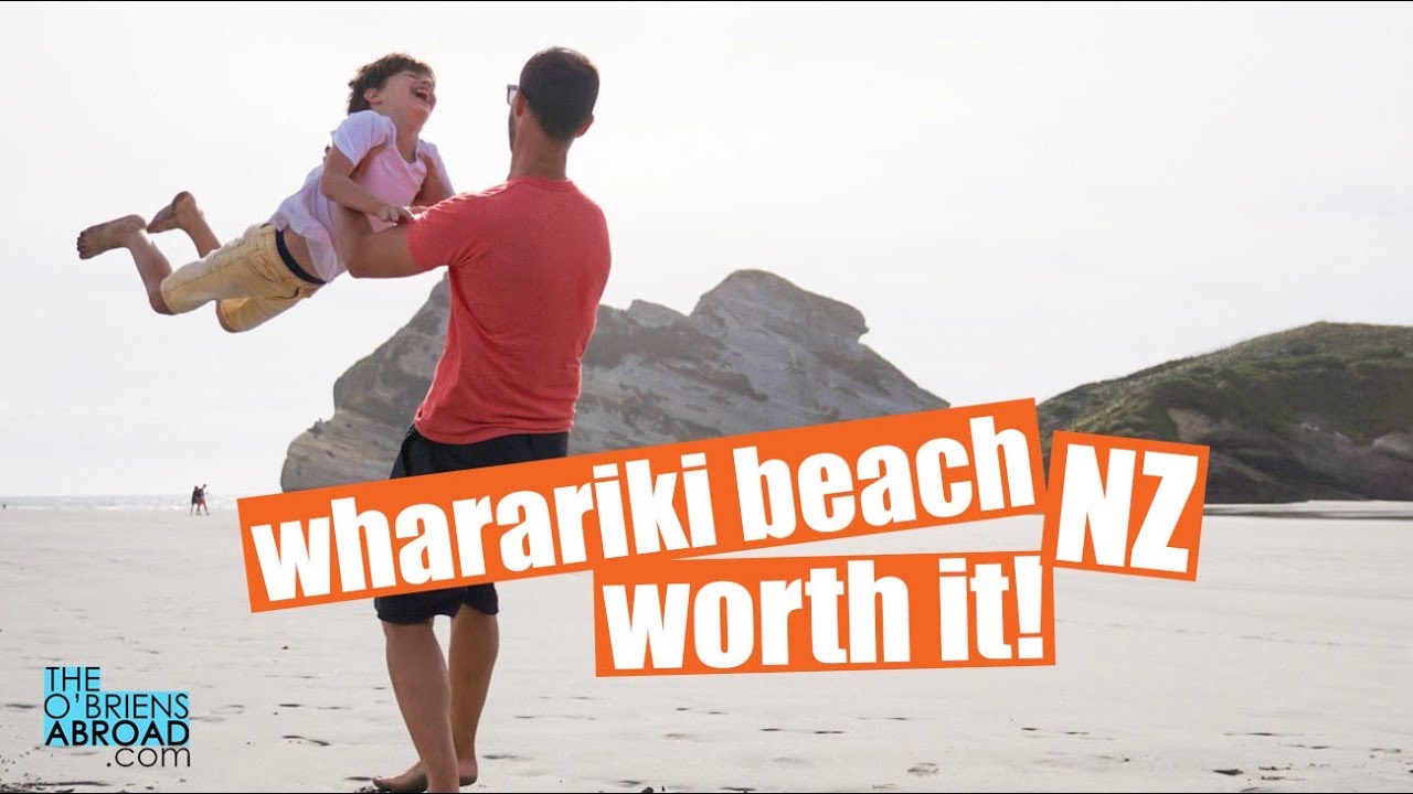 We drove all day for 2 hours at Wharariki Beach and it was WORTH IT! | NZ Family Travel Vlog