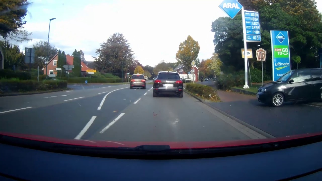 Bundesstraße 72/436 Filsum Richtung Aurich (von Hesel nach Bagband)