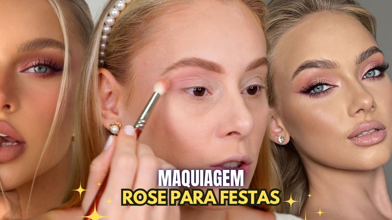 MAQUIAGEM ROSE DELICADA PARA: MADRINHAS, FORMANDAS E FESTA DE 15