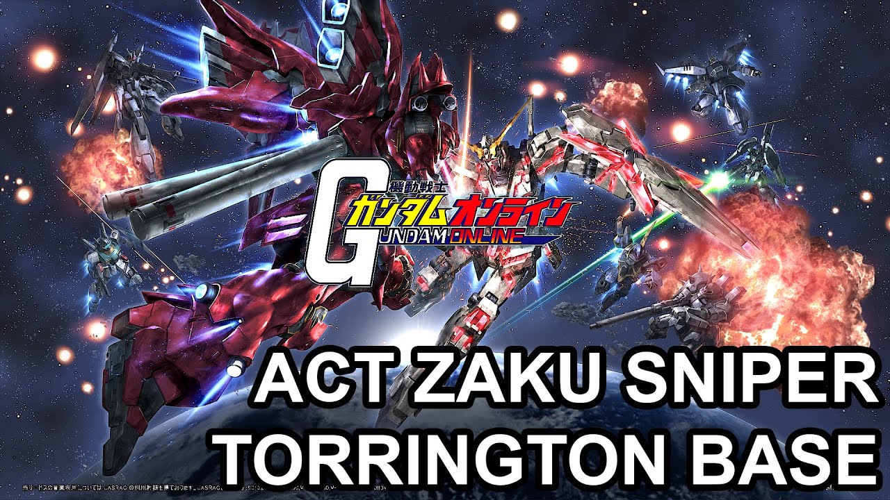 Mobile Suit Gundam Online 51vs51 PvP Torrington Base Sniper