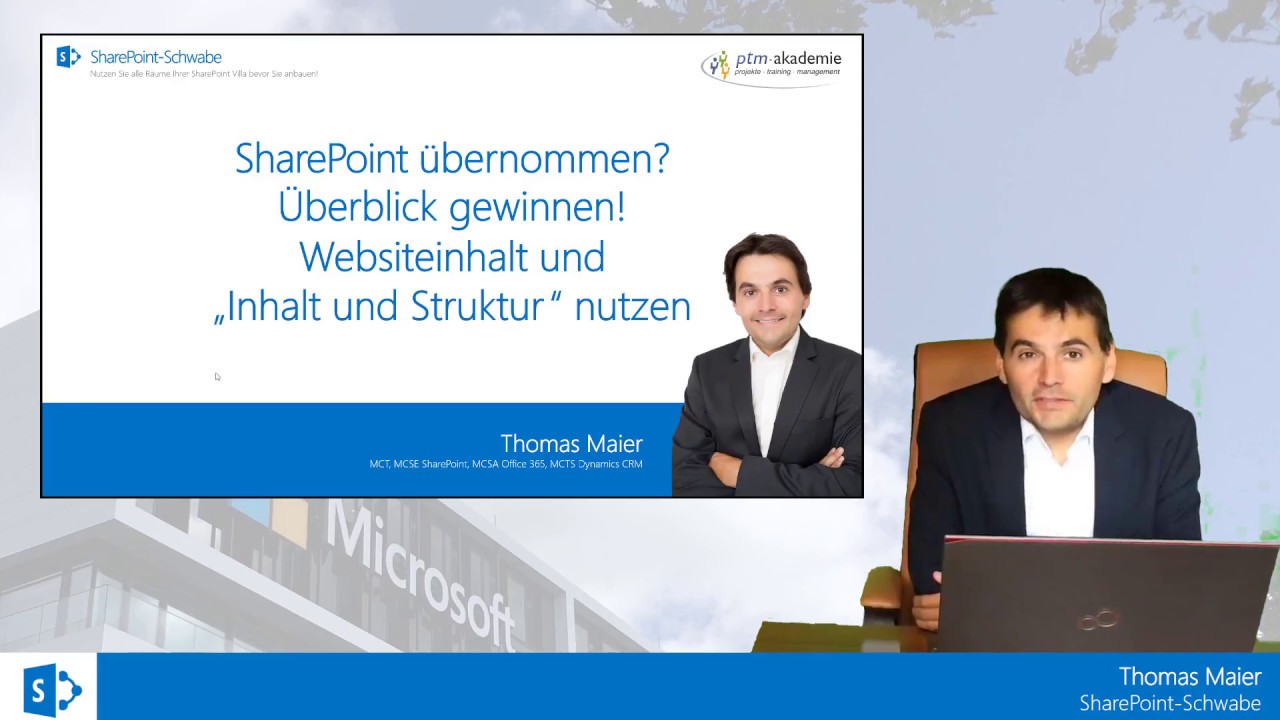 SharePoint übernommen? Überblick gewinnen! Inhalt und Struktur-Ansicht nutzen