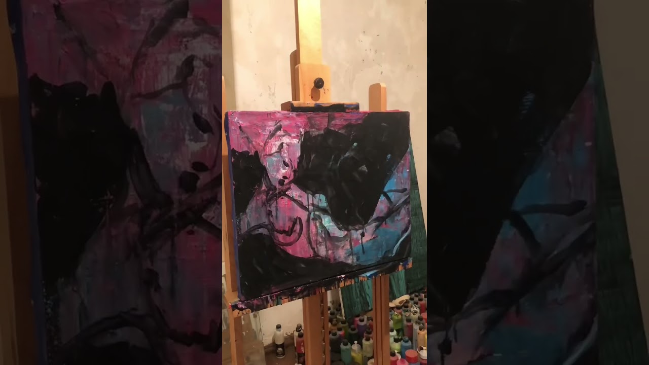 Drawing model nude painting