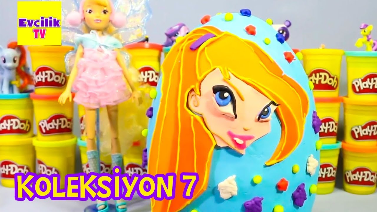 Oyuncak Dolu Oyun Hamuru Yumurta Winx Stella Bloom | Koleksiyon 7. Bölüm