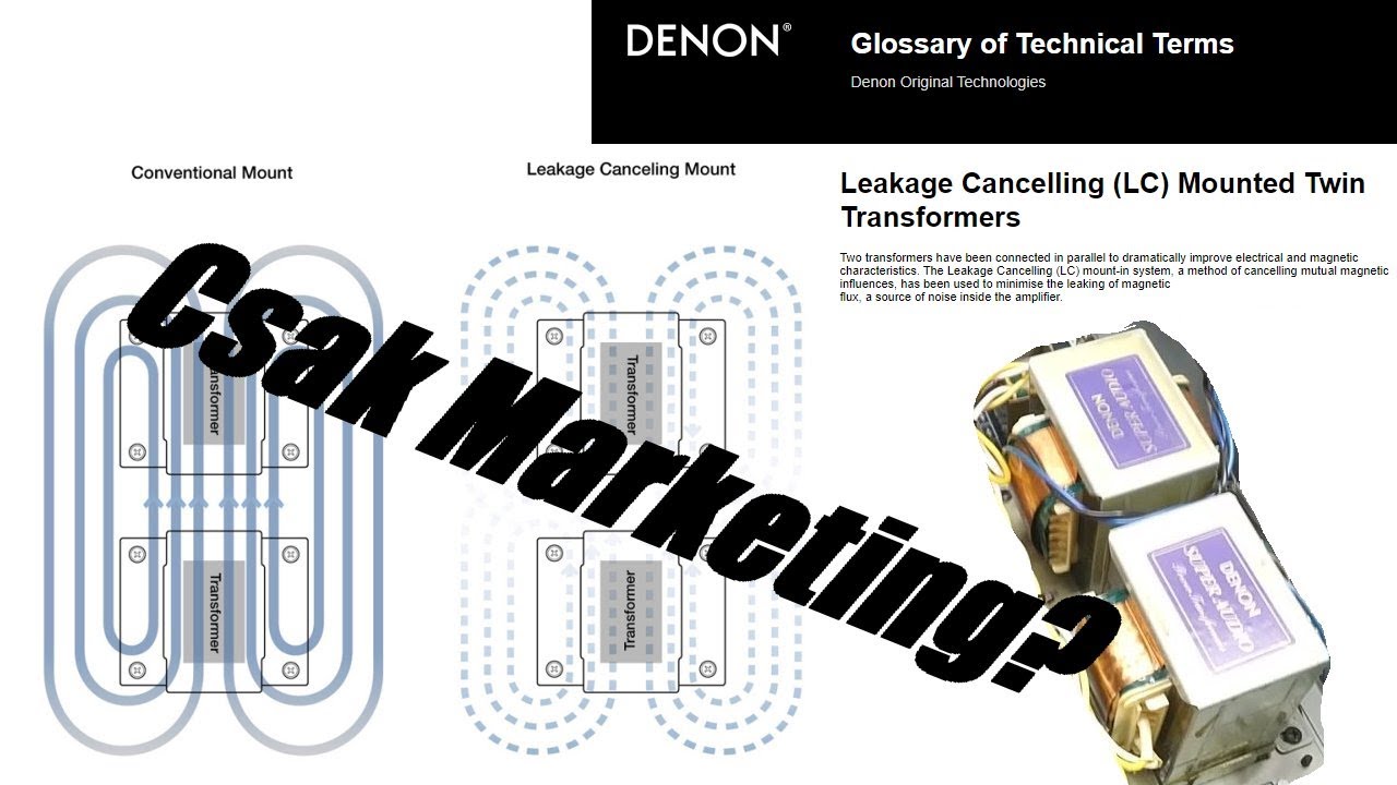 DENON Leakage Cancelling. (Szenzációs fejlesztés avagy parasztvakítás?)