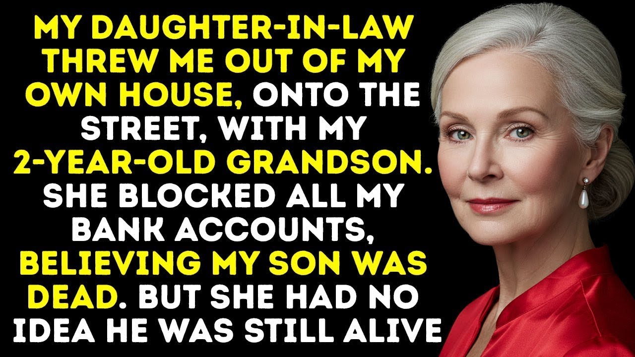 My Daughter in Law Kicked Me Out With My 2 Year Old Grandson, Thinking My Son Was Dead —He Was Alive