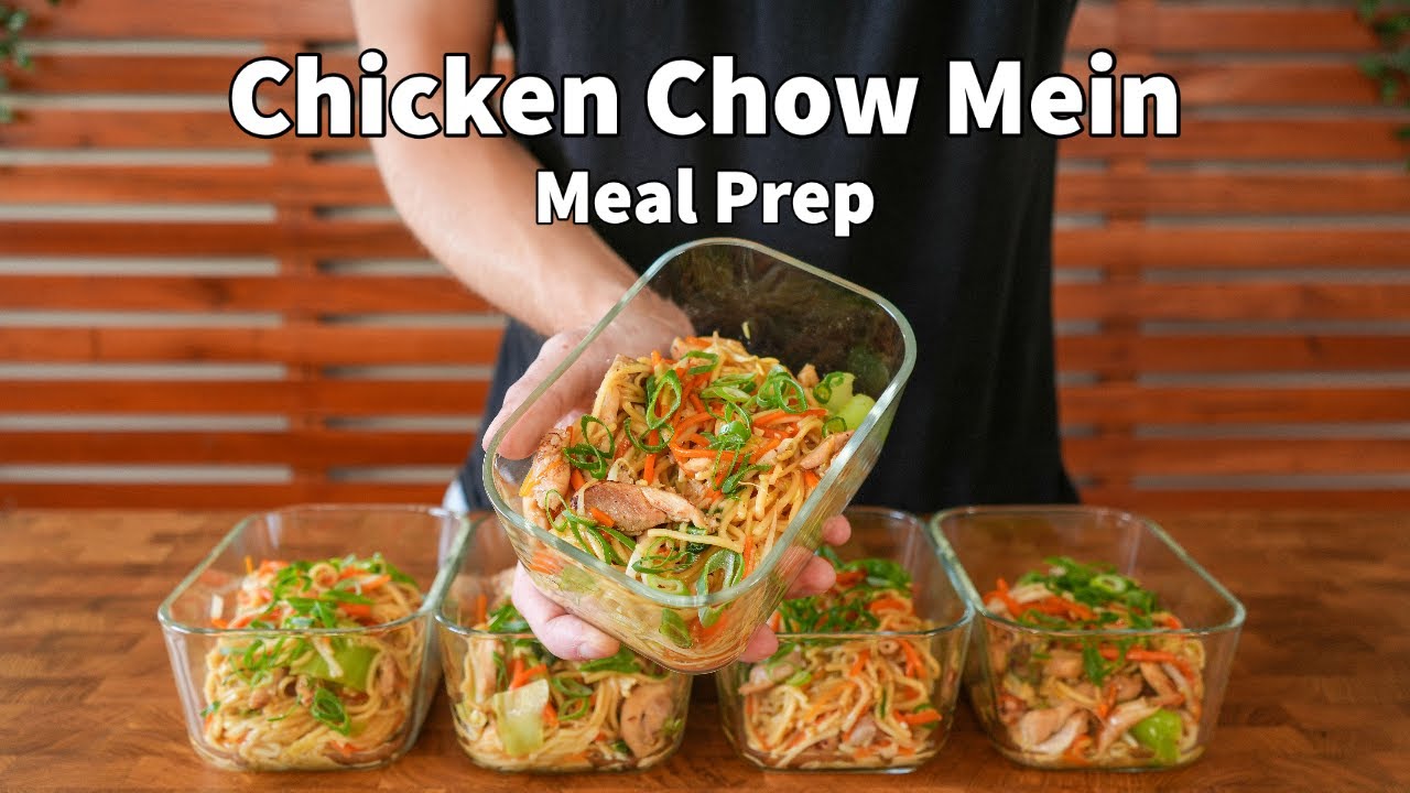 Meal Prep In 40 Minutes | Chicken Chow Mein Recipe