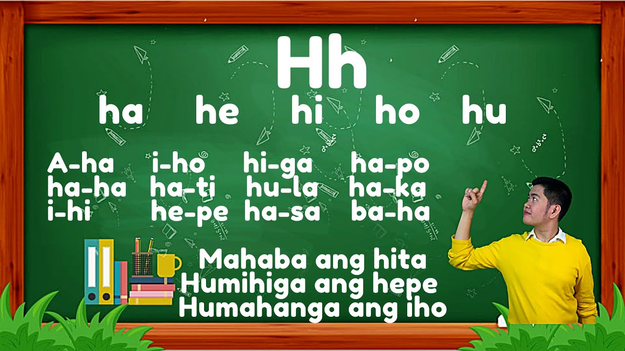 UNANG HAKBANG SA PAGBASA (Aralin 17 Pagbasa Gamit ang Letrang Hh)