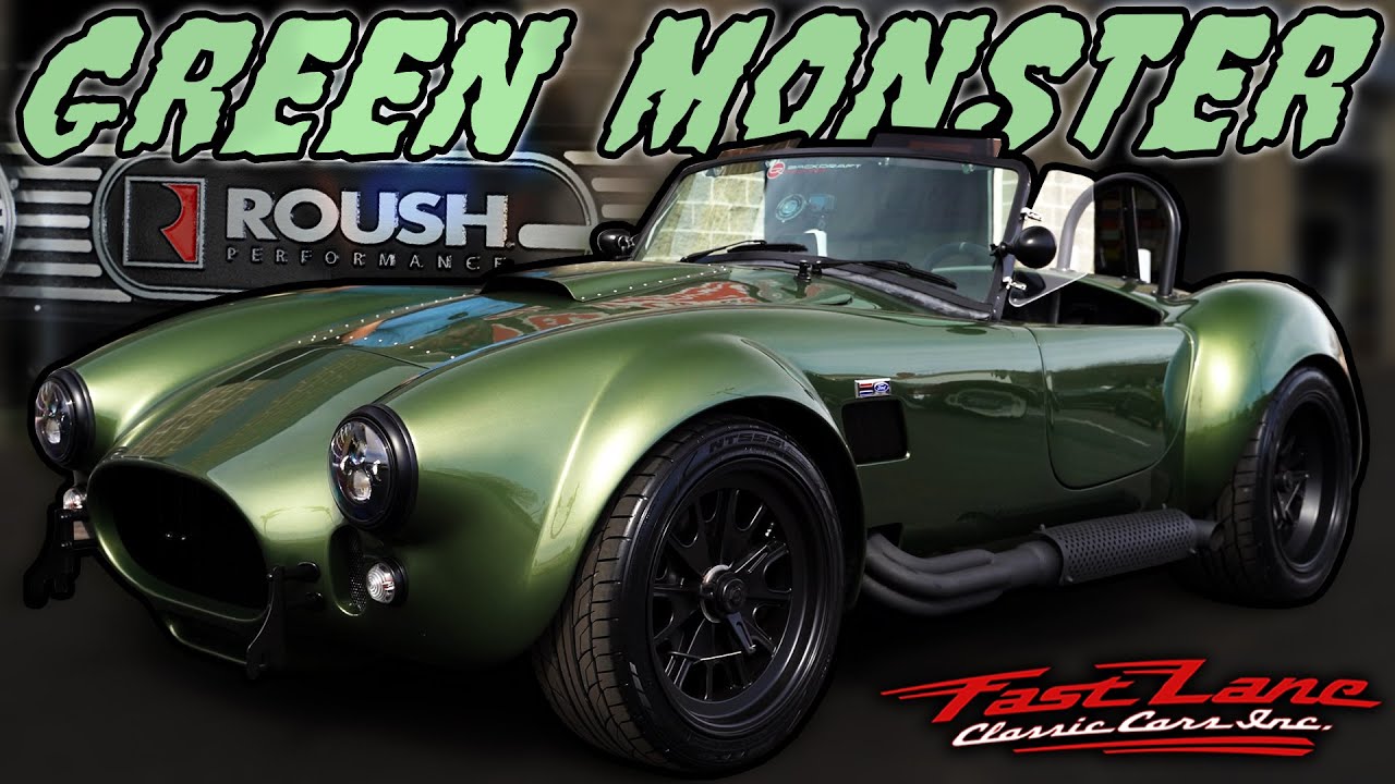 THE GREEN MONSTER - 1965 Backdraft Cobra For Sale