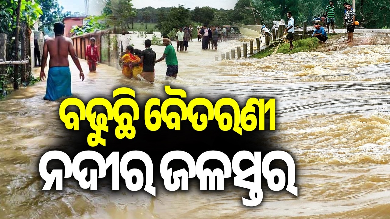 Heavy Rain Raises Baitarani River Water Level, All Schools and Colleges Shut in Keonjhar