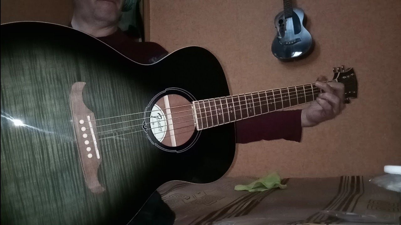 Fender FA 235E Concert Moonlight Brs Обзор электро акустической гитары